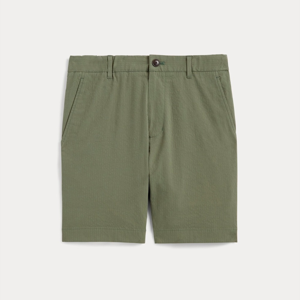 Everlane Olive Flat Front Shorts